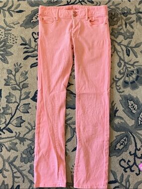 Lilly Pulitzer Worth Straight Jeans-Pink